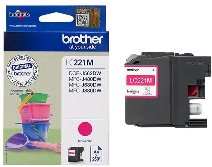 Картридж Brother LC221M Magenta (4977766747332) - зображення 3