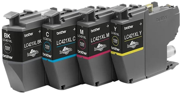 Набір картриджів Brother LC421XLVALDR Value Pack XL CMYK - зображення 1