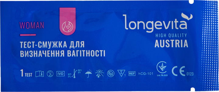 Тест на беременность Longevita Полоска 1 шт. (TS/1) - изображение 1