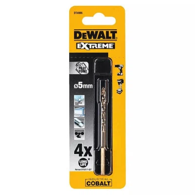Свердло DeWALT EXTREME INDUSTRIAL COBALT HSS-CO, 5 х 86 х 46 мм (DT4906) - зображення 3