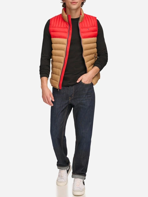 Теплый жилет мужской Tommy Hilfiger 401844063 L Коричневый (1159818982) - изображение 3