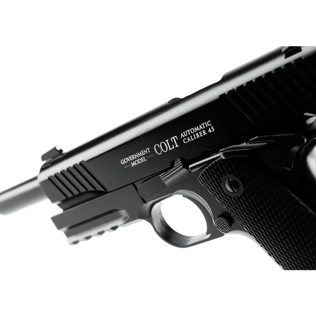 Пістолет пневматичний Umarex Colt M45 CQBP BLACK Blowback 4,5 мм 5.8176 - изображение 5