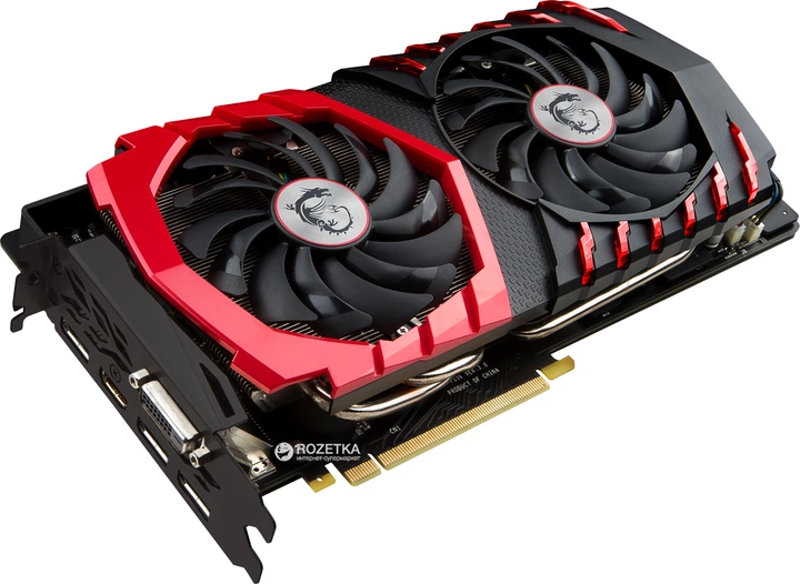 Видеокарта MSI PCI-Ex GeForce GTX 1080 Gaming X 8GB GDDR5X (256bit