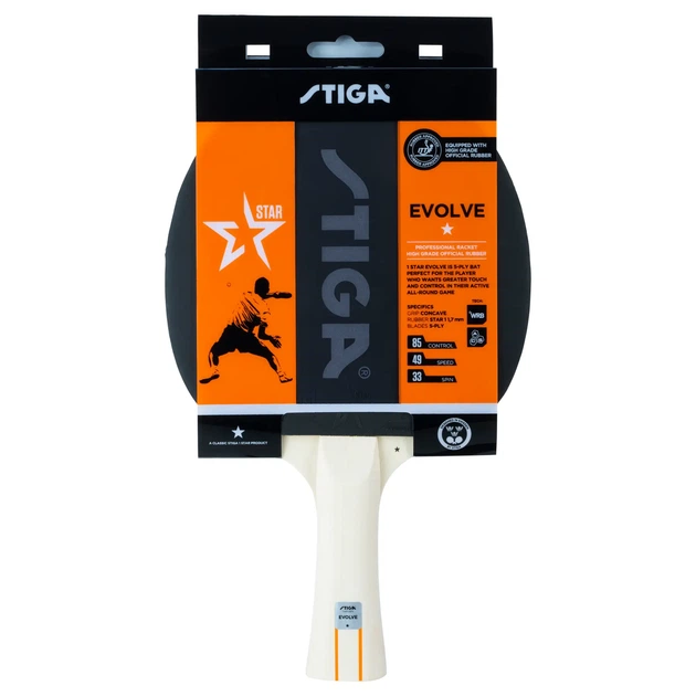 Ракетка для настольного тенниса Stiga Evolve FL (1211-8318-01) - Фото 1 Ракетка для настольного тенниса Stiga Evolve FL (1211-8318-01) - изображение 1