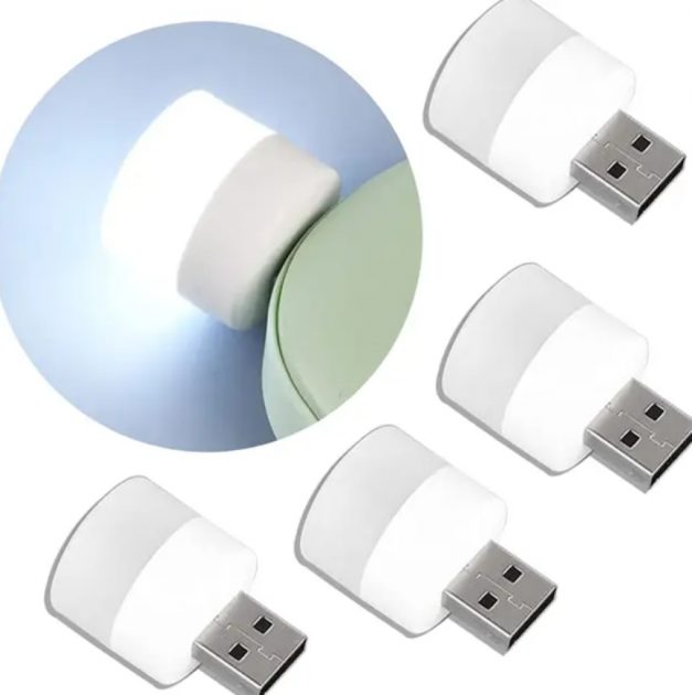 Светлячок LED лампочка ночник Светодиодный USB светильник подсветка UKC - изображение 6