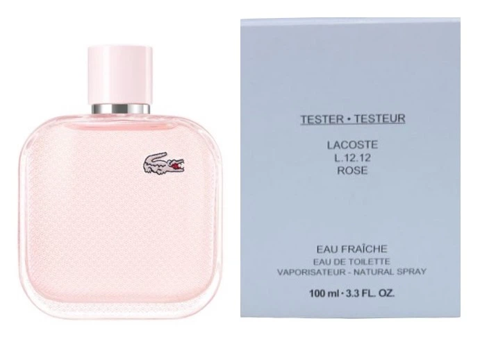 Тестер Туалетная вода для женщин Lacoste L.12.12 Rose Eau Fraiche 100 мл - Фото 1 Тестер Туалетная вода для женщин Lacoste L.12.12 Rose Eau Fraiche 100 мл - изображение 1