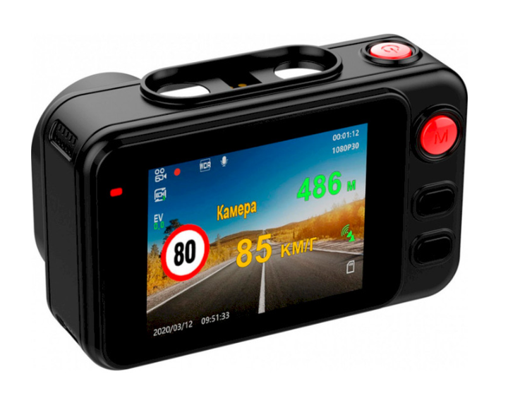Автомобильный видеорегистратор Aspiring Expert 9 Speedcam WI-FI GPS 2K 2 camers Black (EX123SS) - изображение 4