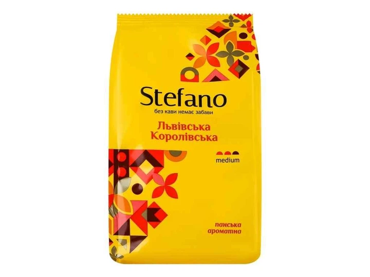 Кава мелена Stefano Львівська Королівська 90 г (4823115404237) - Фото 1 Кава мелена Stefano Львівська Королівська 90 г (4823115404237) - зображення 1