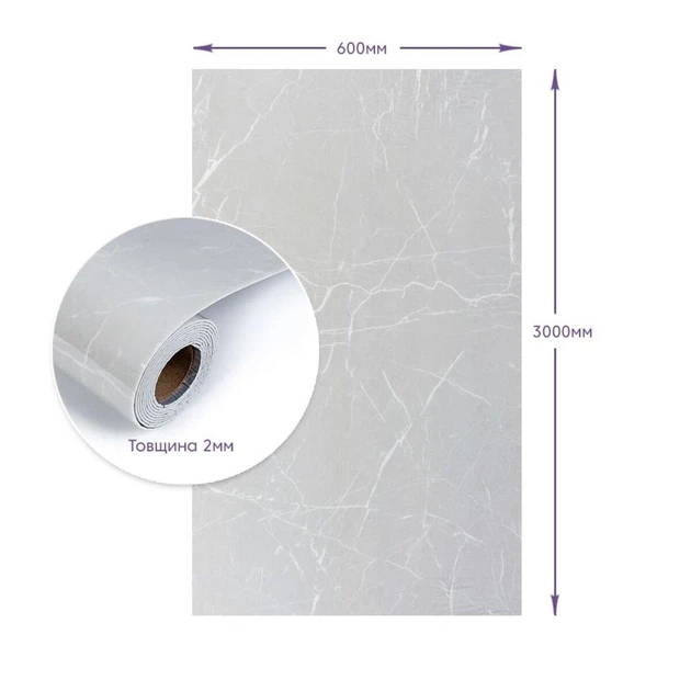 Самоклеящаяся стеновая PET плитка в рулоне 600*3000*2mm (D) SW-00002431 - изображение 3