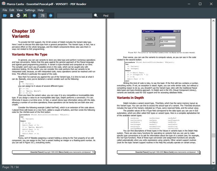 Програма для перегляду PDF-документів – Vovsoft PDF Reader. 1 ПК, безтермінова ліцензія. - изображение 2