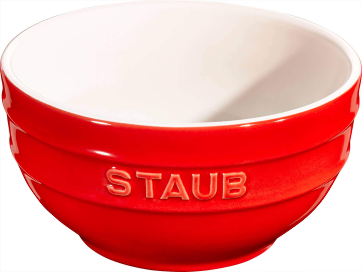 Zestaw misek Staub Serving okrągłe czerwone 14 cm (3272340049835) - obraz 2