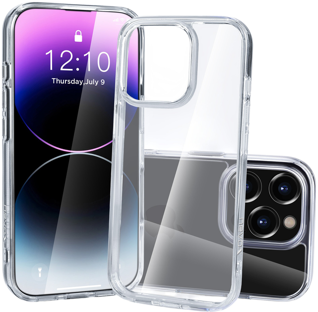 Etui plecki Nevox StyleShell SHOCKFlex do Apple iPhone 16 Pro Transparent (4250686413762) - obraz 1