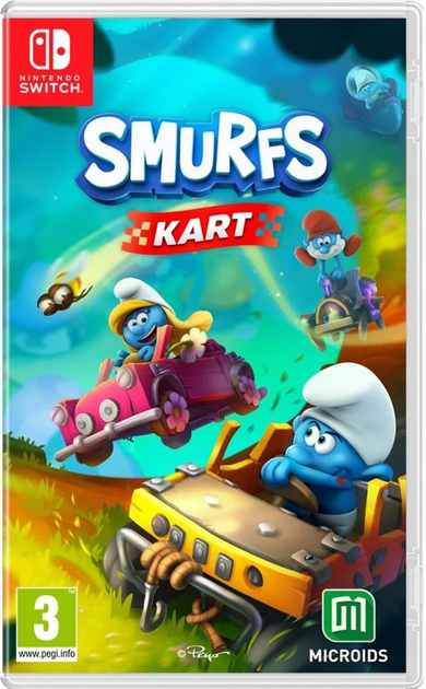 Gra Nintendo Switch Smurfs Kart (Kartridż) (3701529501395) - obraz 1