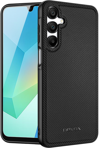 Etui Nevox StyleShell NYLO do Samsung Galaxy A16 Black (4250686414561) - obraz 1