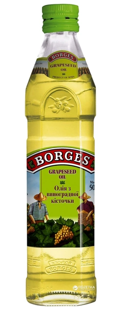 Масло из виноградных косточек Borges 500 мл (8410179900254) - изображение 1