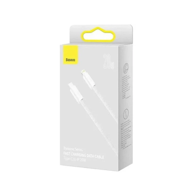 Кабель Baseus Dynamic Series Fast Charging Data Cable Type-C to iP 20 Вт 2 м White (CALD000102) - изображение 3