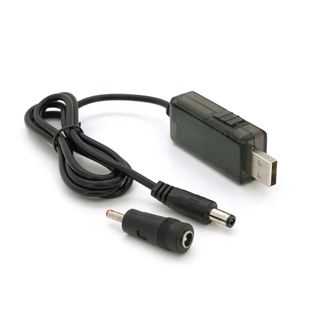 Кабель для роутера 5.5/2.5mm на USB2.0 (Out:12V/9V) 1м - Фото 3 Кабель для роутера 5.5/2.5mm на USB2.0 (Out:12V/9V) 1м - зображення 3