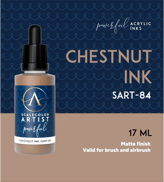 Farba Scale75 Artist Range 17 ml Chestnut Ink (8435635306364) - obraz 2