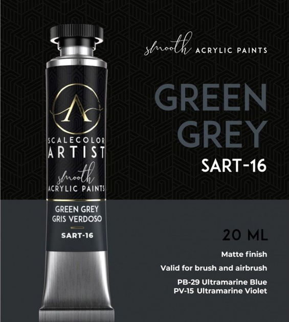 Farba Scale75 Artist Range 20 ml Green Grey (8423153062008) - obraz 3