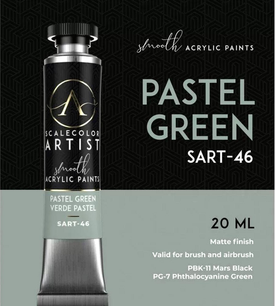 Farba Scale75 Artist Range 20 ml Pastel Green (8423153062305) - obraz 3