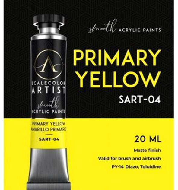Farba Scale75 Artist Range 20 ml Primary Yellow (8423153061780) - obraz 3