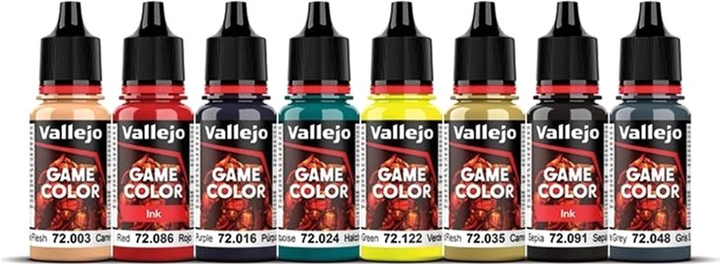 Набір акрилових фарб Vallejo Game Color 72.191 Non Death Chaos 8 шт x 18 мл (8429551721912) - зображення 2