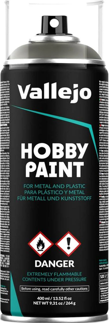 Праймер-спрей Vallejo Hobby Paint 28.006 400 мл German Field Grey (8429551280068) - зображення 1