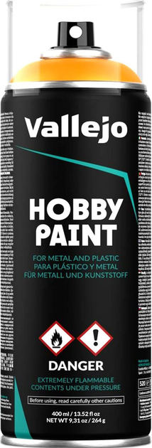 Primer-spray Vallejo Hobby Paint 28.018 400 ml Sun Yellow (8429551280181) - obraz 1