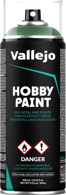 Primer-spray Vallejo Hobby Paint 28.028 400 ml Sick Green (8429551280280) - obraz 1