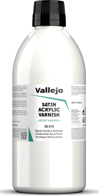 Lakier Vallejo Akrylowy 28.519 500 ml Aksamitny (8429551285193) - obraz 1