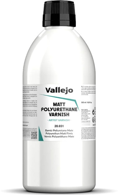 Лак Vallejo Matt Polyurethane 28.651 500 мл (8429551286510) - зображення 1