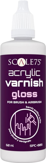 Lakier Scale75 Acrylic Varnish Gloss 60 ml (8435635304742) - obraz 1