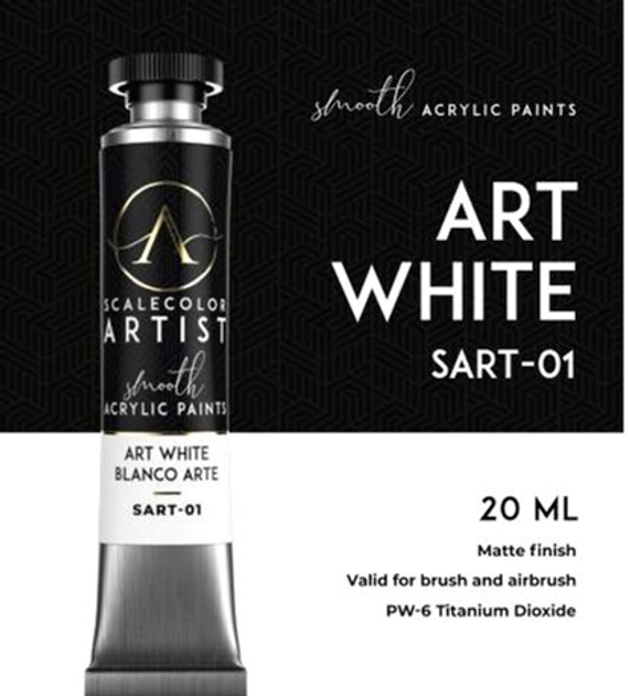 Фарба Scale75 Artist Range 20 мл Art White (8423153061759) - зображення 2