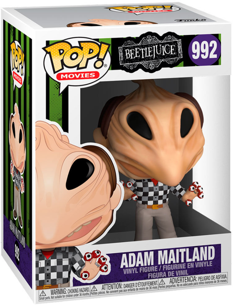 Figurka Funko POP Beetlejuice Adam Transformed 9 cm (0889698491693) - obraz 1