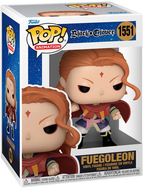 Figurka Funko Pop Black Clover Fuegoleon 9 cm (0889698721165) - obraz 1