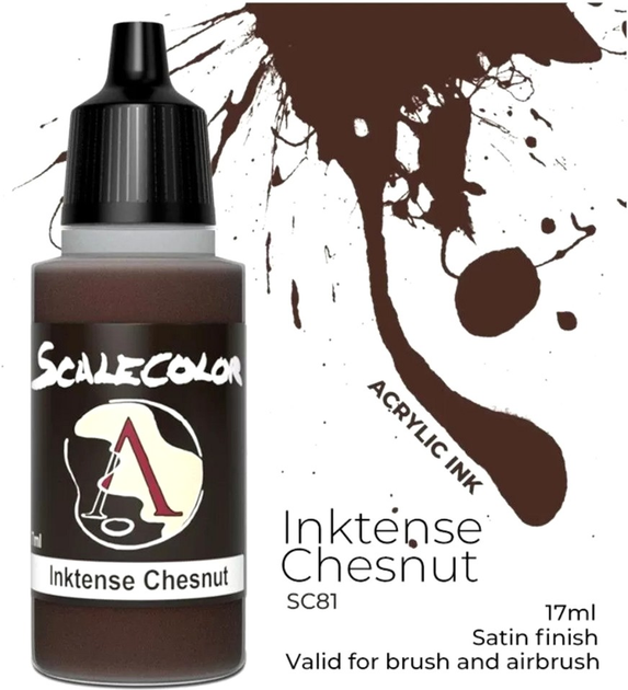 Tusz Scale75 Inktense 17 ml Kasztanowy (8412548260808) - obraz 3