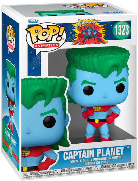 Figurka Funko POP Captain Planet Captain Planet 9 cm (0889698725552) - obraz 1