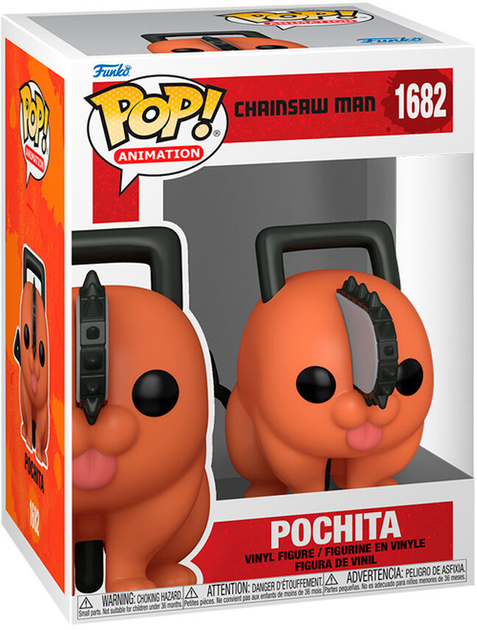 Фігурка Funko POP Chainsaw Man Pochita 9 см (0889698803229) - зображення 1