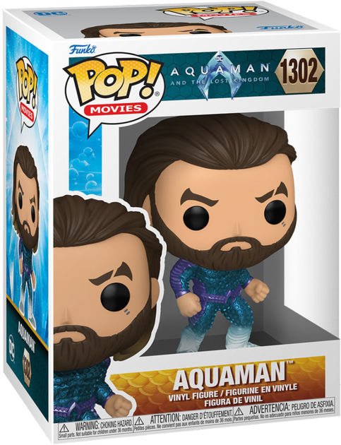 Фігурка Funko Pop DC Comics Aquaman and the Lost Kingdom Aquaman Stealth Suit 9 см (0889698675666) - зображення 1