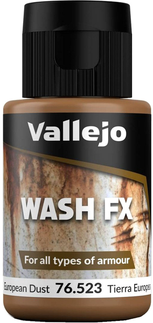 Фарба Vallejo Wash FX 76.523 35 мл European Dust (8429551765237) - зображення 1