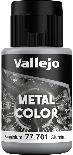 Фарба Vallejo Metal Color 77.701 32 мл Aluminium (8429551777018) - зображення 1