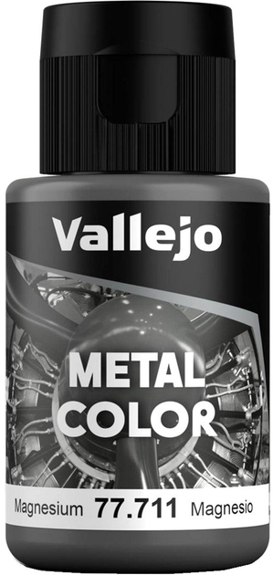 Фарба Vallejo Metal Color 77.711 32 мл Magnesium (8429551777117) - зображення 1