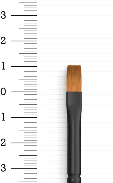 Pędzel syntetyczny Vallejo Effects Flat Rectangular Brush Synthetic B04006 6 (8429551002356) - obraz 3