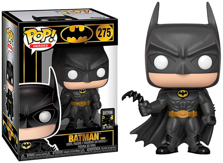 Фігурка Funko Pop DC Comics Batman 80th Batman 1989 9 см (0889698372480) - зображення 1