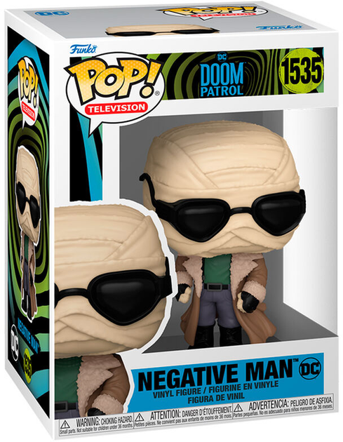 Фігурка Funko Pop DC Comics Doom Patrol Negative Man 9 см (0889698758956) - зображення 1