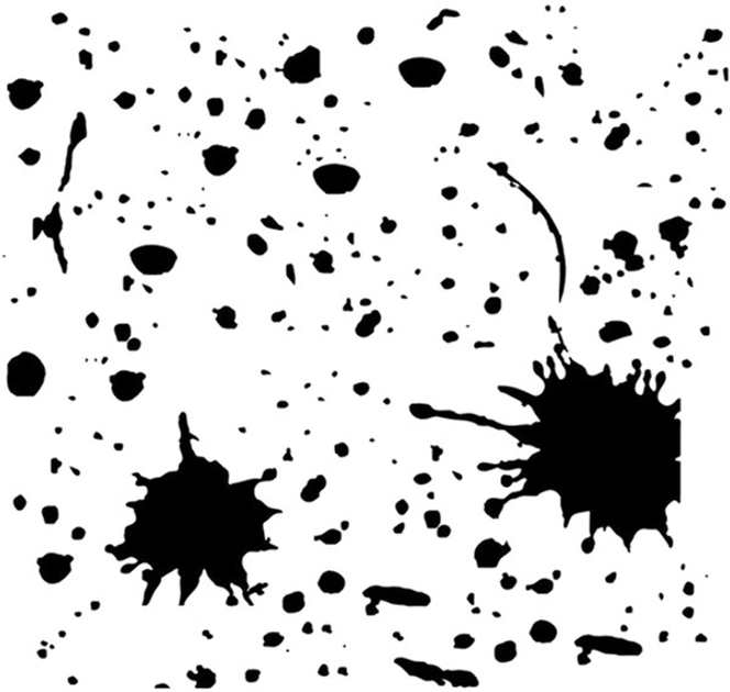 Szablon Vallejo ST-TX003 Stencils Splash & Stains 1:35 (8429551986649) - obraz 3