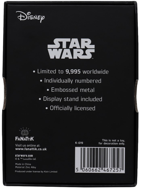 Колекційна картка Fanatik Star Wars We Meet Again Limited Edition (5060662467257) - зображення 7