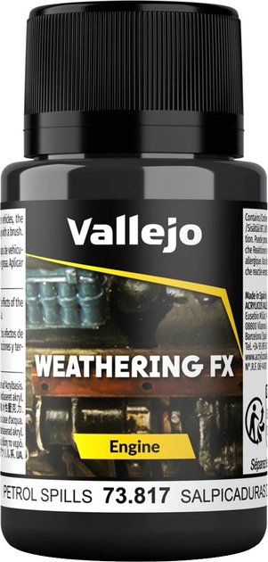 Акрилова фарба Vallejo Weathering FX Engine 73.817 40 мл Petrol Spills (8429551738170) - зображення 1