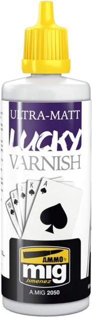 Лак акриловий Ammo Lucky Varnish 60 мл Ультраматовий (8432074020509) - зображення 1