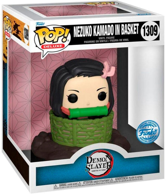 Фігурка Funko Pop Deluxe Demon Slayer Kimetsu no Yaiba Nezuko Kamado in Basket Exclusive 9 см (0889698666343) - зображення 1